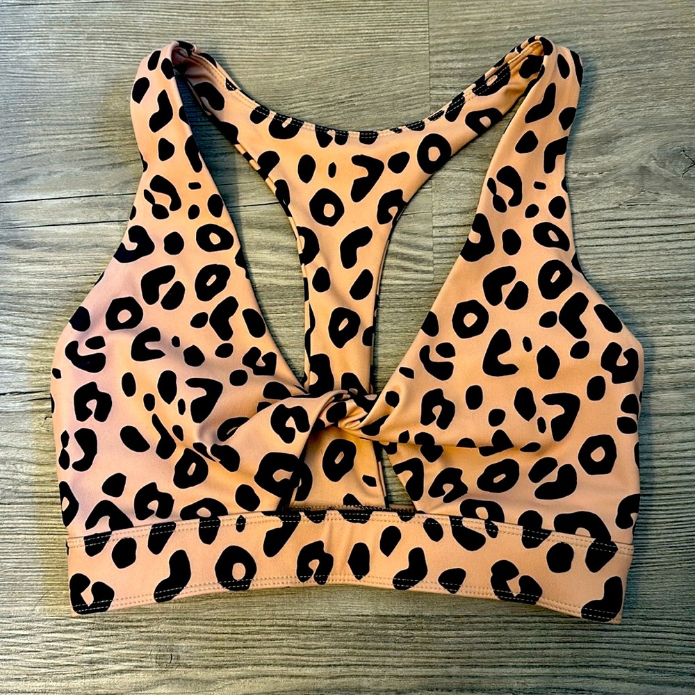Worn once Celestial Bodiez (discontinued) Concrete Jungle Leopard Bra